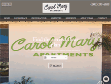 Tablet Screenshot of carolmary.com